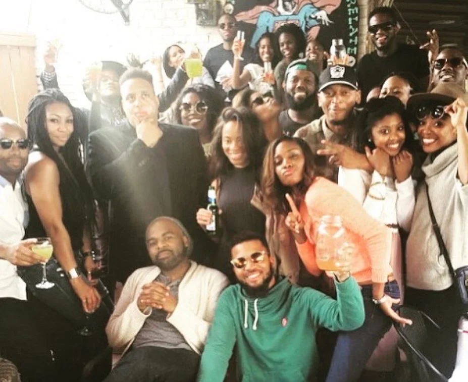 A toast with the crew
