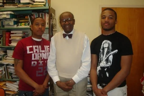 Three generations together in an office